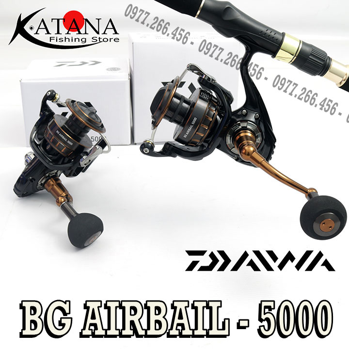 Máy câu bạo lực daiwa bg airbail - bg a 5000