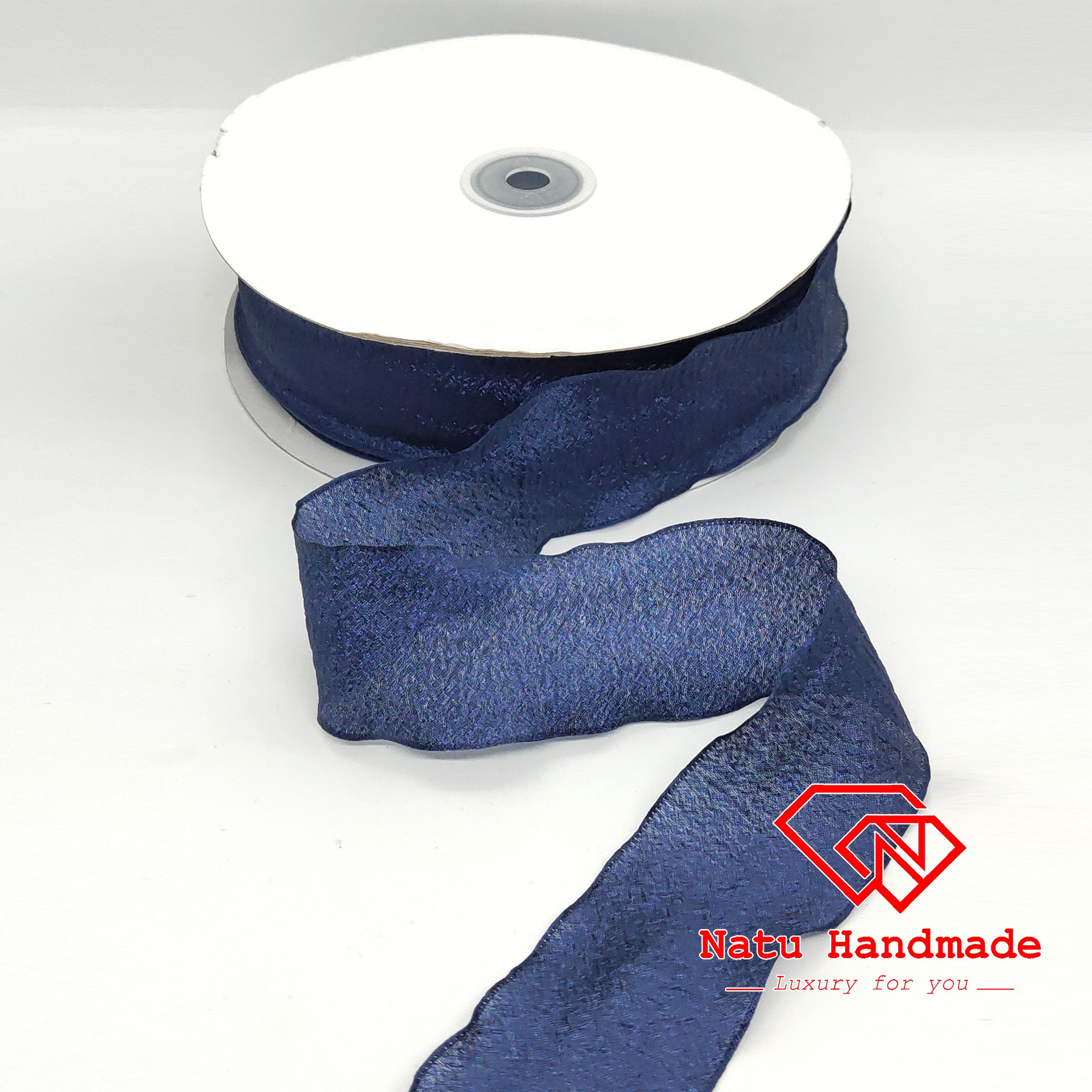 RUY BĂNG LỤA NHĂN CAO CẤP 3,8cm - 1M