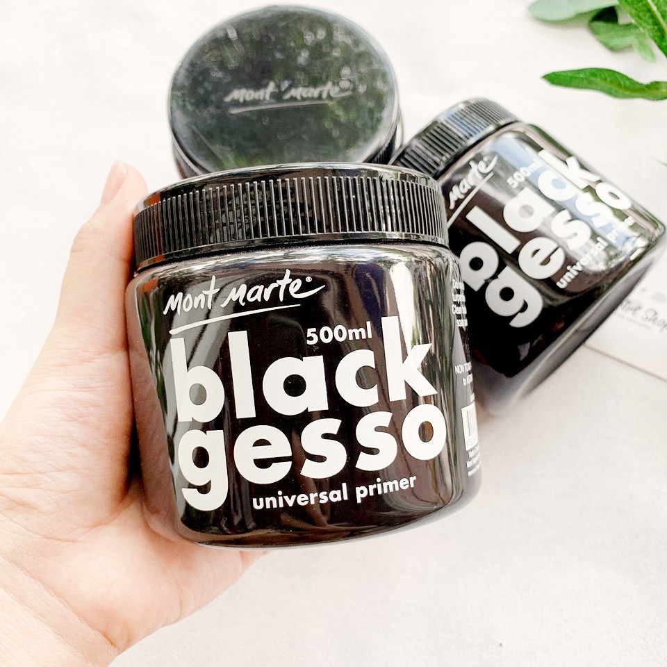 Sơn lót Gesso Mont Marte Đen/ Trắng