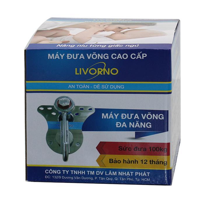 Máy đưa võng trẻ em tự động cao cấp Livorno LVR-01 - CẢ BỘ - Sản phẩm dành cho khách LẦN ĐẦU mua sử dụng cho bé