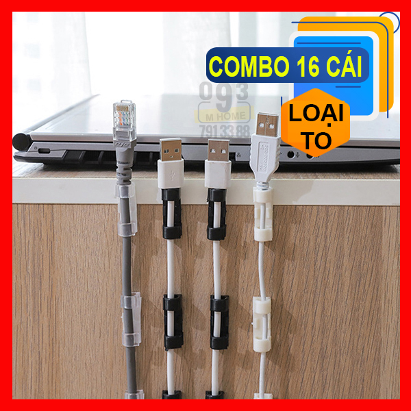Combo 16 pcs Cable Holder ,Cord Organizer ,Cable Management Clips ,Wire Holder System
