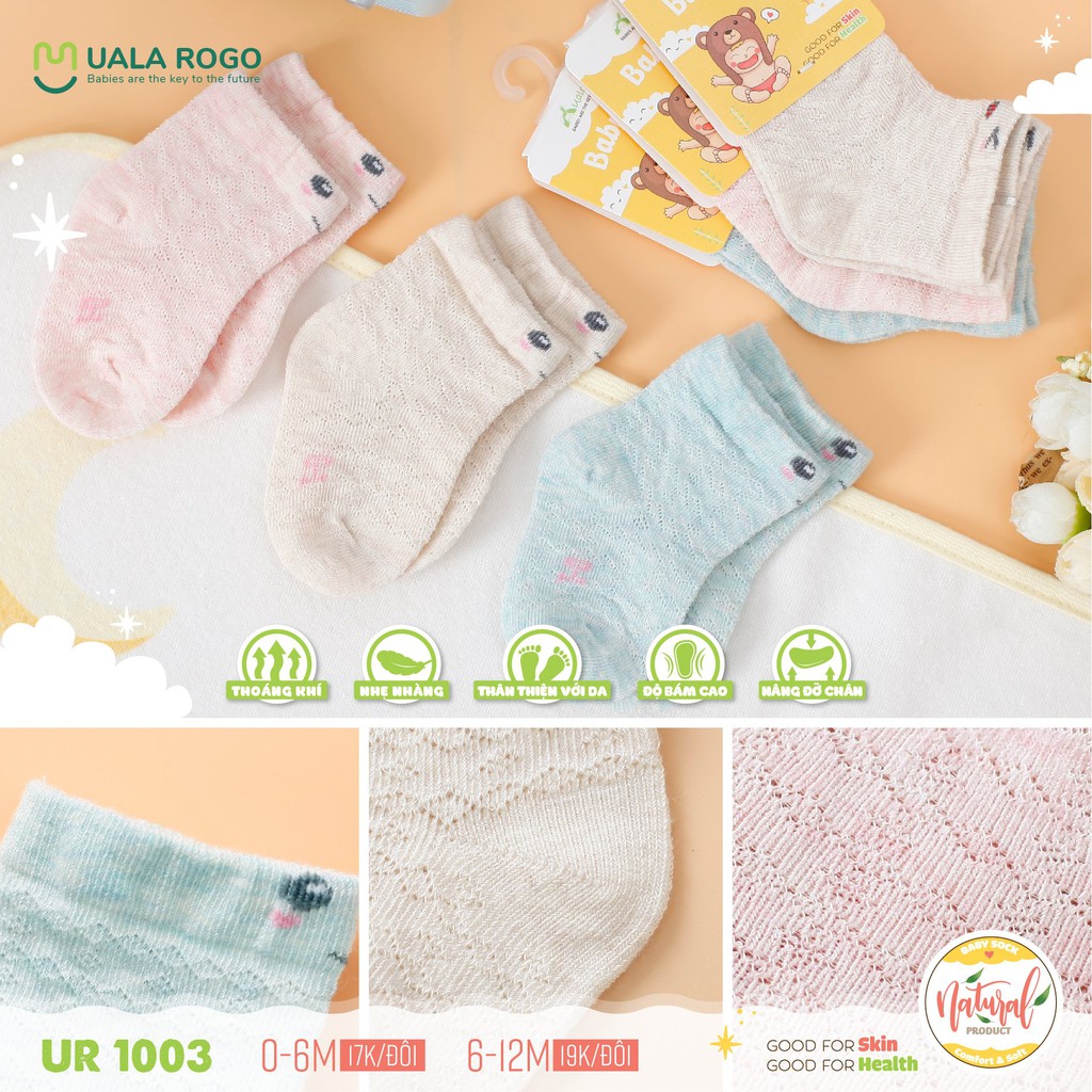 TẤT LƯỚI NATURE size 0-12m UALAROGO