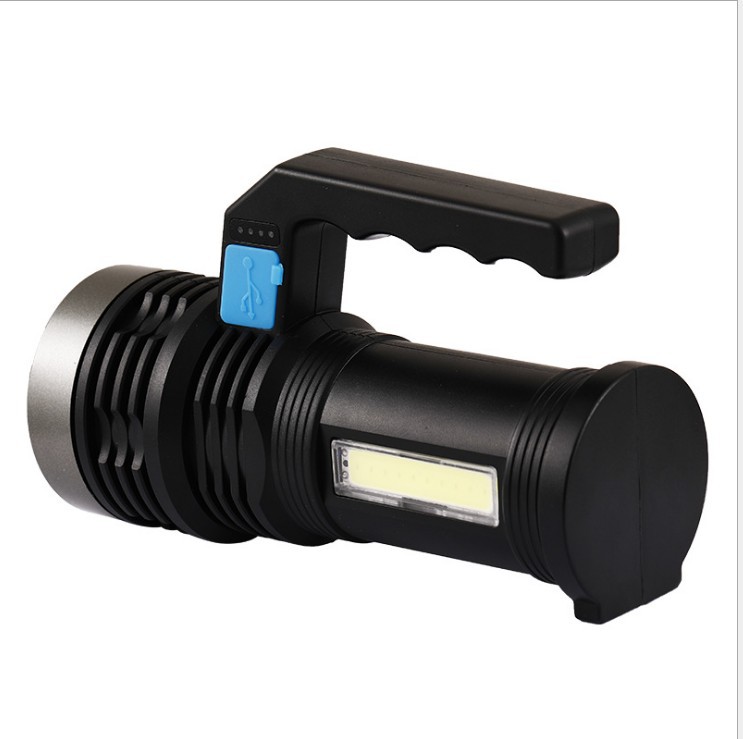 Đèn pin  sạc pin COB 2  chế dộ  chất lượng - đèn pin di động  siêu sáng - đèn pin mini - den pin cam tay - đèn bão - đèn cắm trại dã ngoại