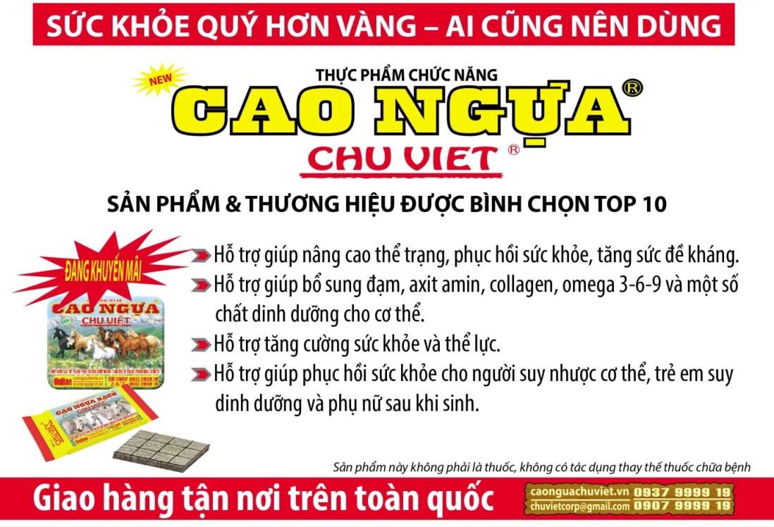 THỰC PHẨM CAO NGỰA CHU VIỆT