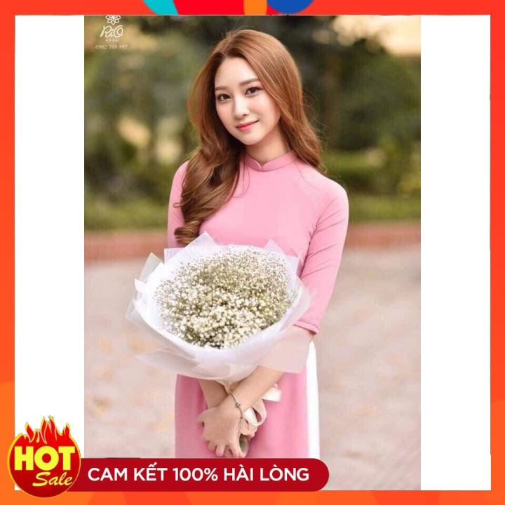 Áo Dài LỤA NHẬT TRƠN Truyền Thống Tôn Dáng