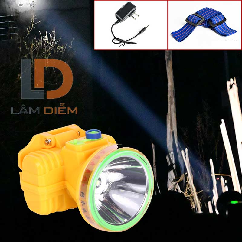 Đèn pin sạc đội đầu led siêu sáng 3 chế PL 521