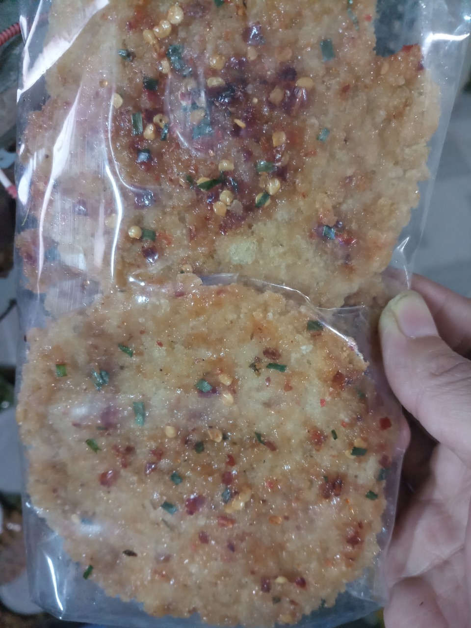 10 GÓI CƠM CHÁY CHIÊN MẮM ỚT (1 gói nặng 70-80g)