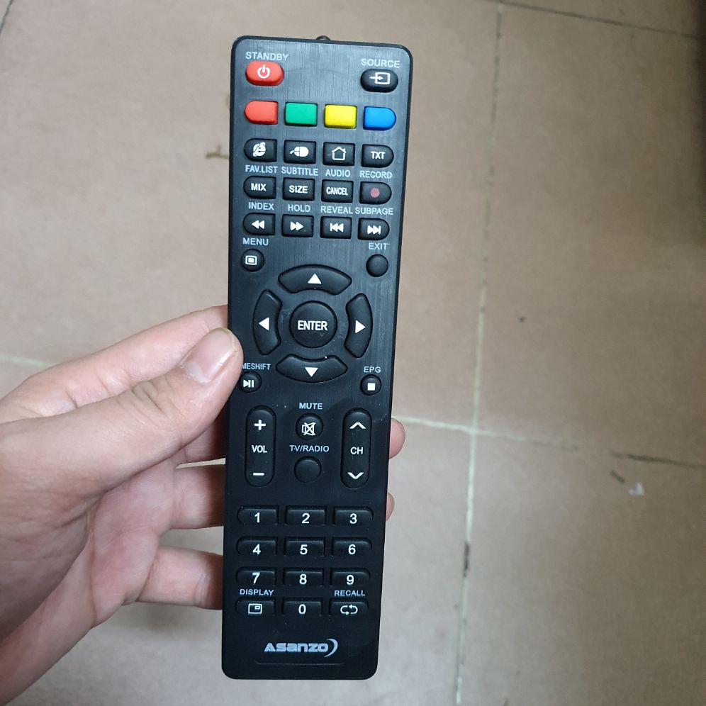 Remote ti vi asanzo smart mỏng