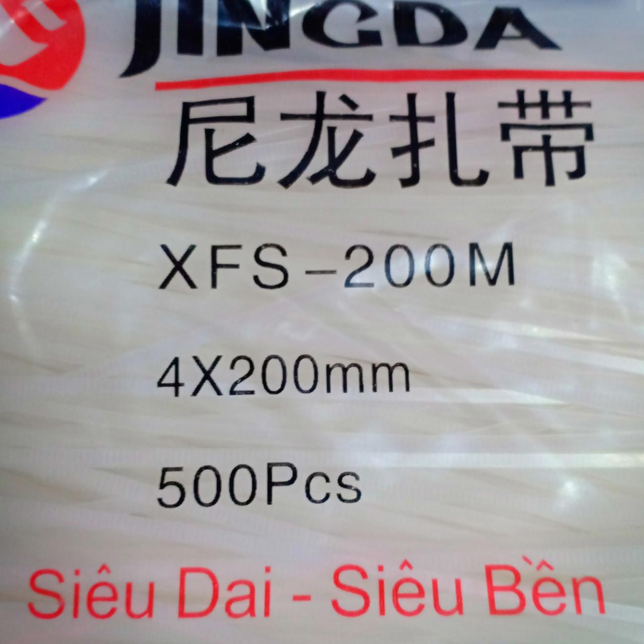 Dây thít nhựa 4x200mm jingda