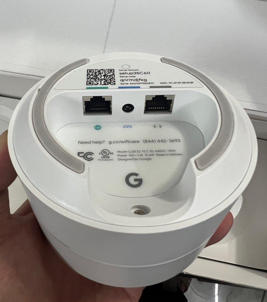 Bộ phát Google Wifi AC1200 (3 Pack) phiên bản 2020 (used)
