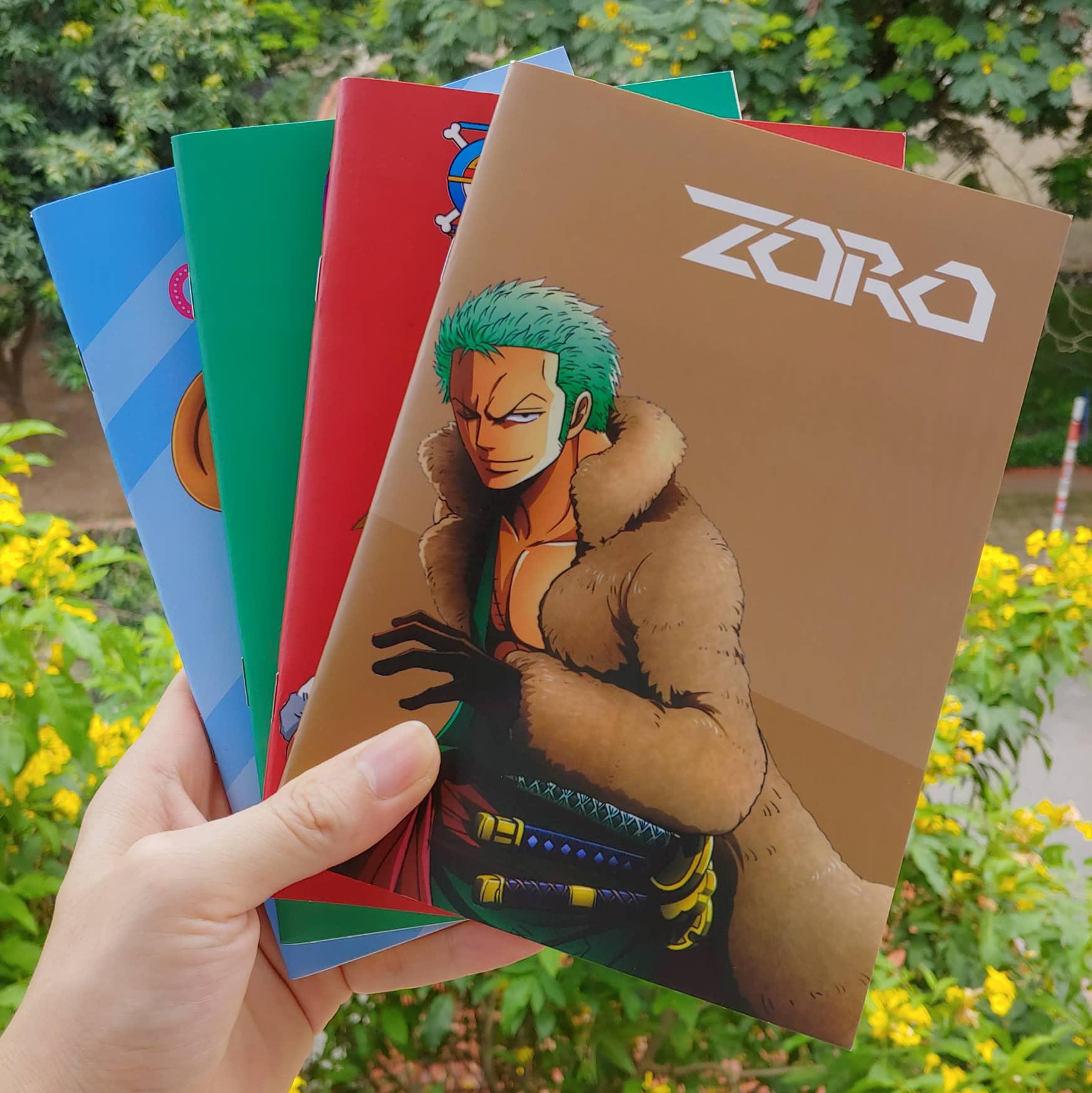 Bộ 4 quyển vở ONE PIECE khổ A5