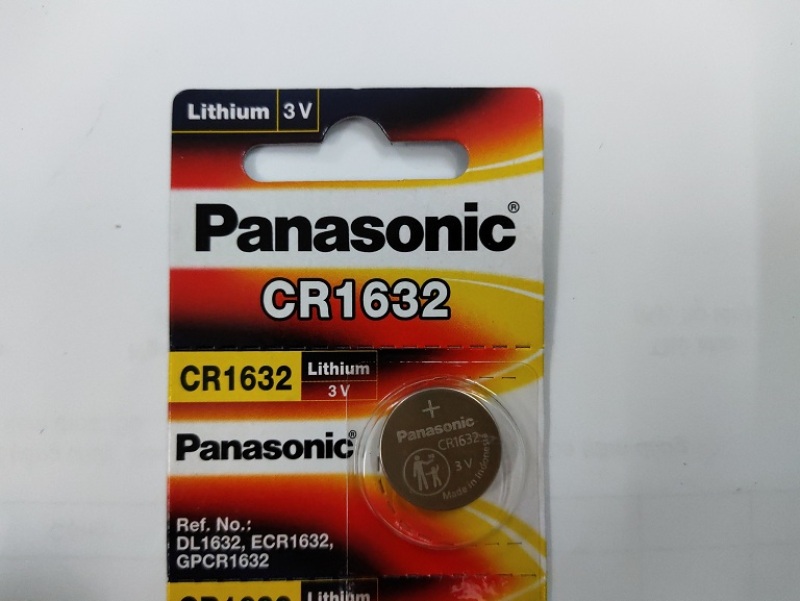 Pin CR1632 ( CR 1632/5BE x 1 Vỉ 5 Viên ) Panasonic Lithium 3 V - Hàng Chính Hãng