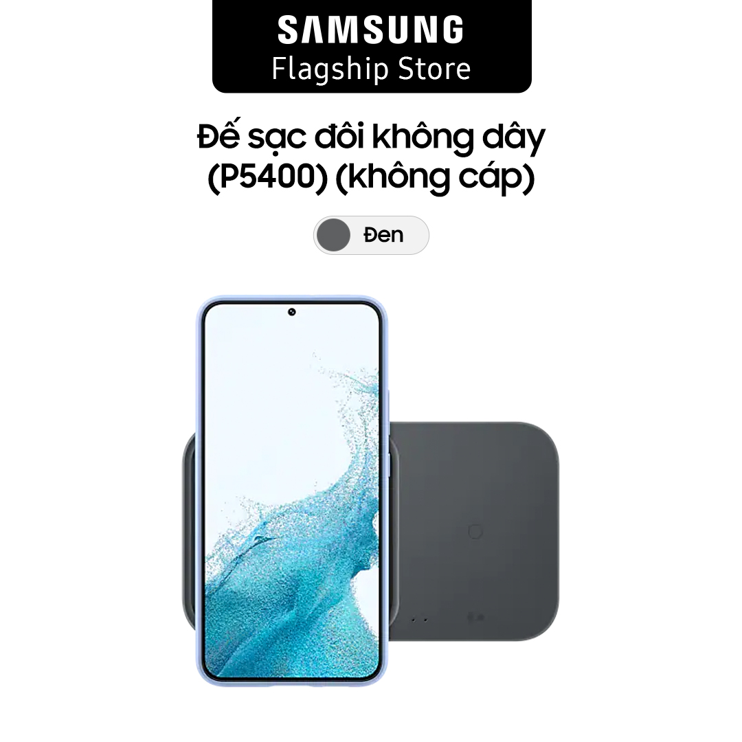 Đế sạc đôi không dây (P5400) (không cáp)