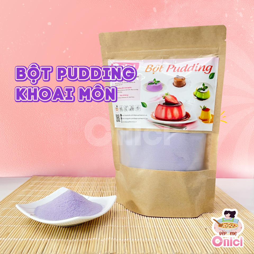 PUDDING TRỨNG DÂU SOCOLA MÔNMATCHA 100GR Bếp Của Mẹ Onici