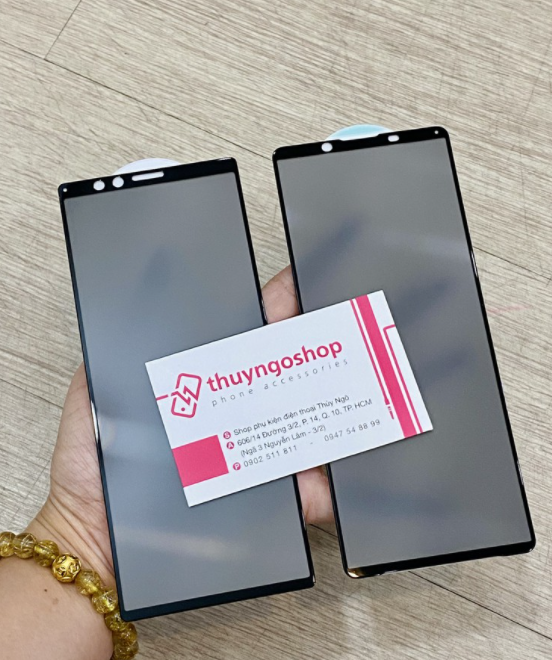 Kính cường lực chống nhìn trộm full màn hình Sony Xperia 1 III - Xperia 1 Mark II - Xperia 1 - Xperia 10 III