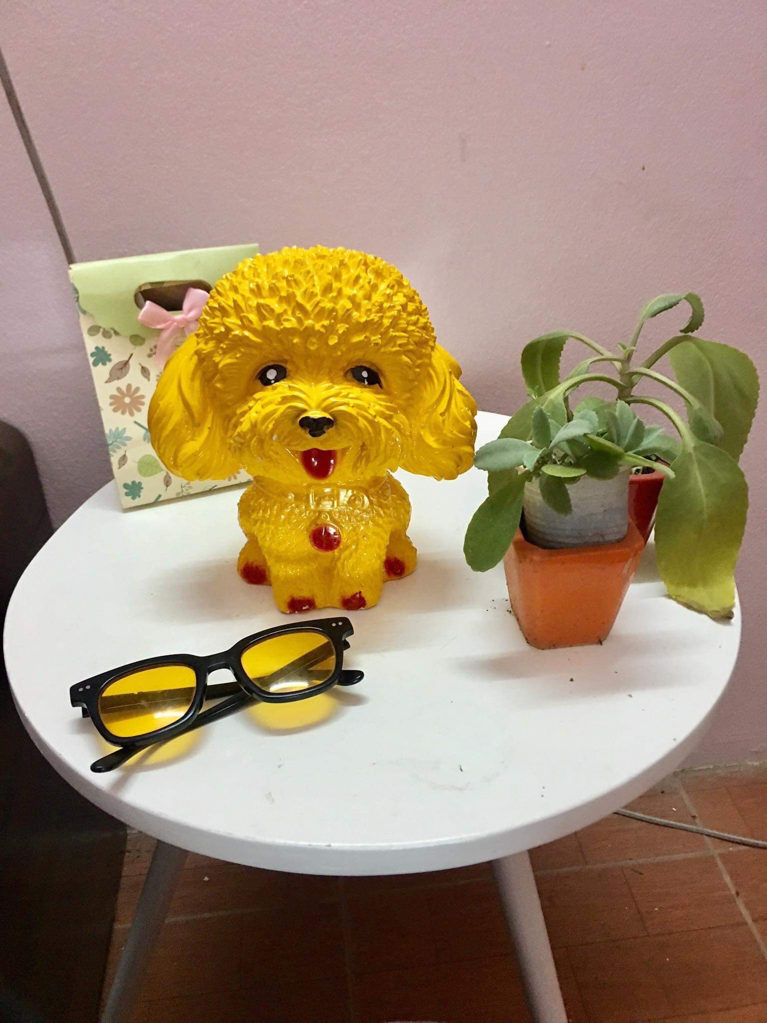 Lợn đất tiết kiệm (chó xù tiết kiệm)
