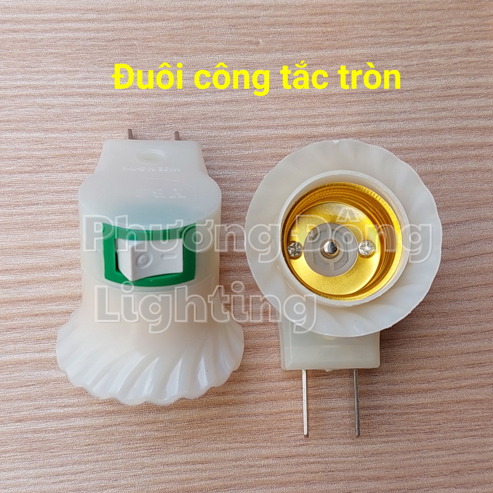 Đuôi đèn xoáy treo lò xo E27 các loại