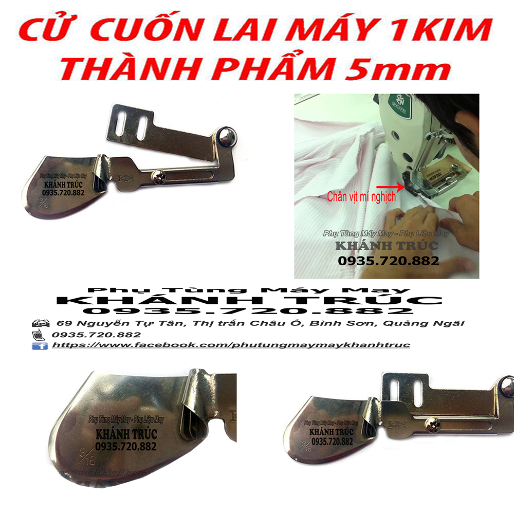 Cử lai 5mm máy may 1kim công nghiệp