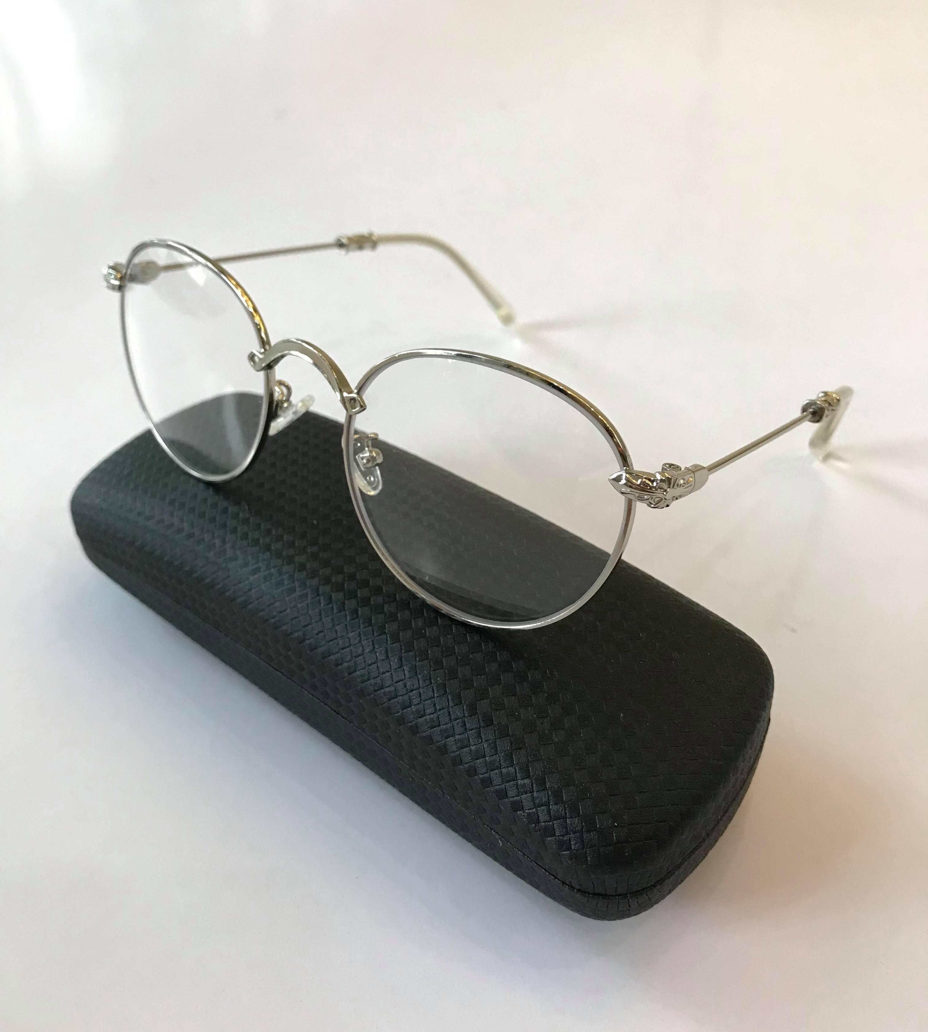 Kính CHROME HEART Mắt tròn Thời trang (Nhiều màu)