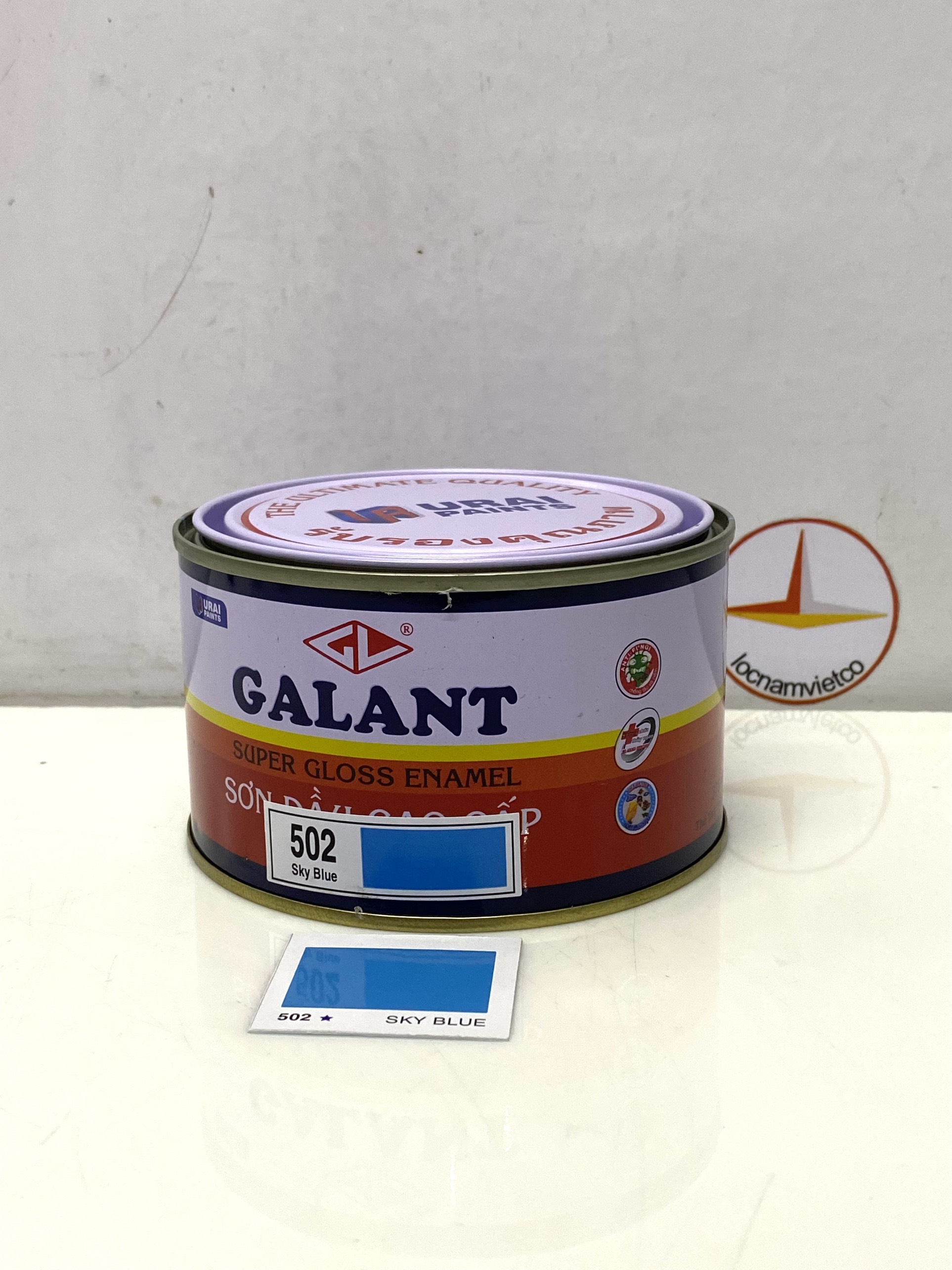 Iron and Steel Paint, Galant Oil Paint, Color Sky Blue 502 375ml