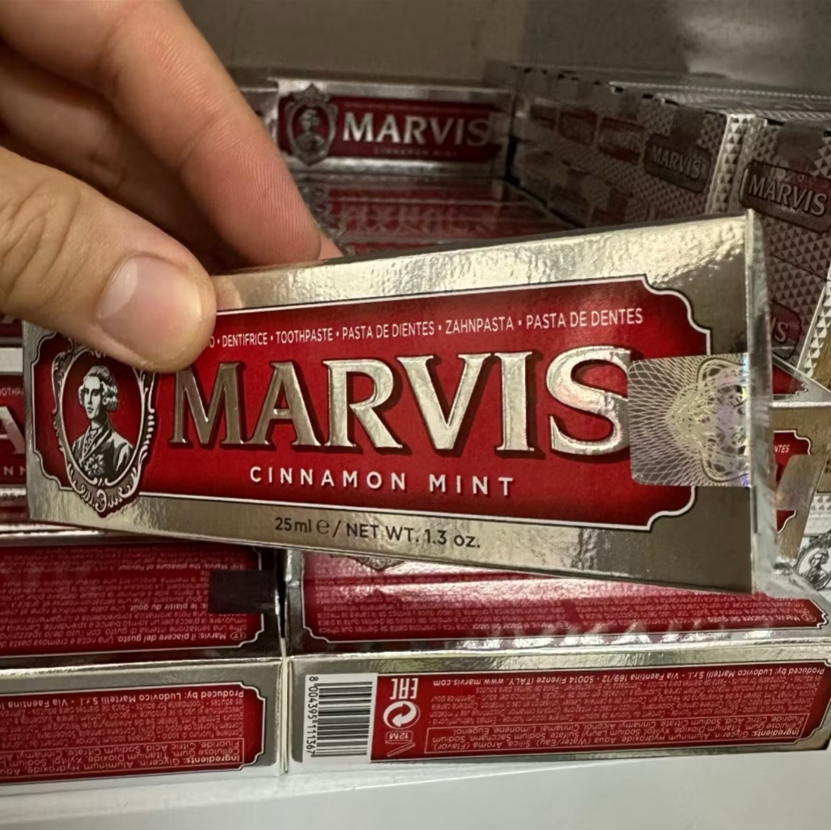 Kem dánh răng MARVIS TOOTHPASTE 25ML - Nhiều mùi hương Nữ Trắng Răng Đánh Răng