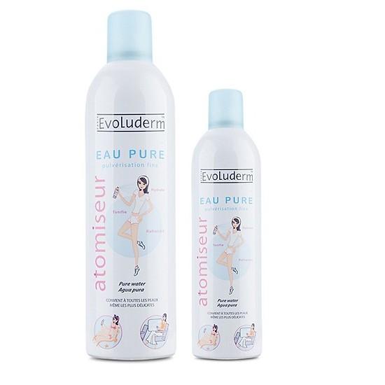 [HCM][Size 150ml- 400ml] Xịt khoáng dưỡng da Evoluderm Atomiseur Eau Pure