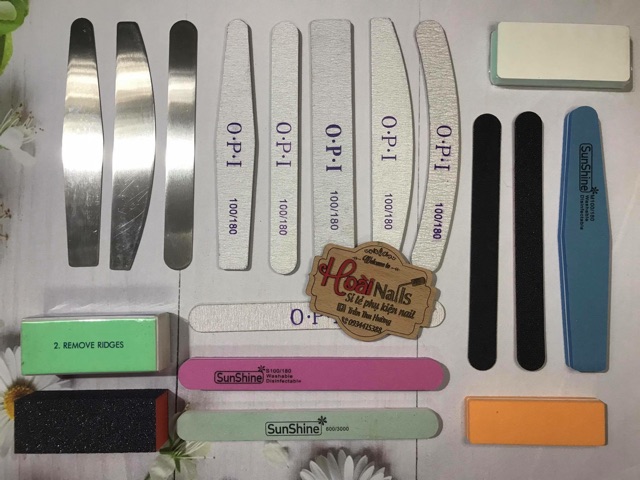 Dũa vỉ (25c/vỉ) Phụ kiện Nail