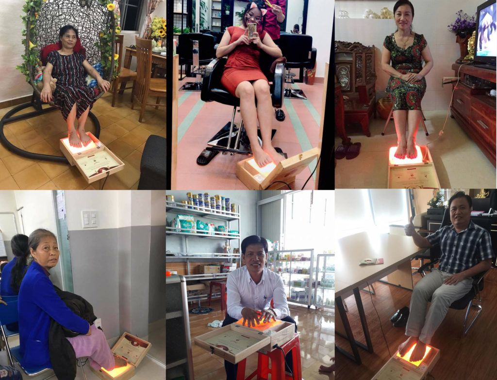 Hộp Đá Muối Massage Chân Himalaya Love Stone Classic