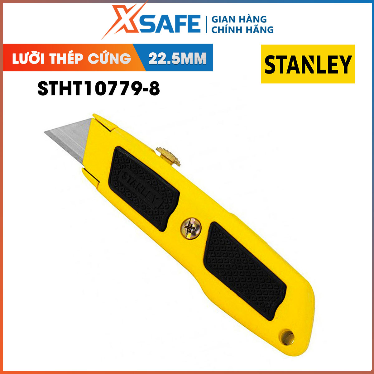 Knives cable rolling aluminum 22.5x150mm Stanley stht10779-8 blades are made from alloy steel. Knives Stanley rolling part is made of high-grade aluminum-distribution genuine xsafe