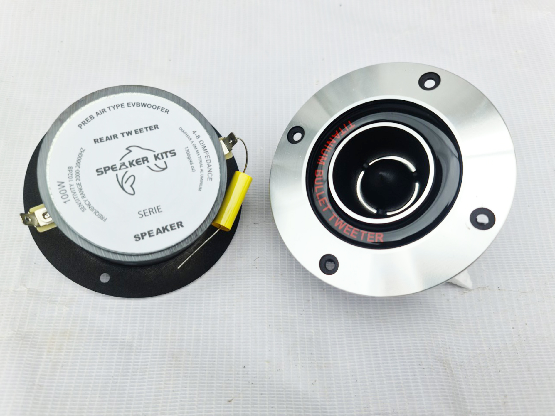 LOA TREBLE TWEETER TỪ ĐƠN 70CM - GIÁ HAI LOA - KÈM TỤ HÀN SẴN