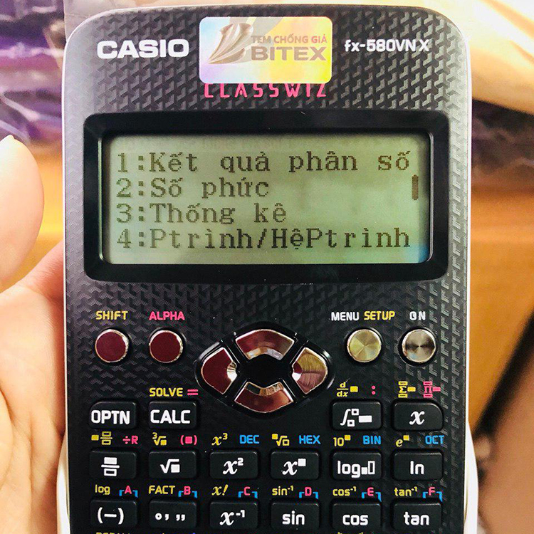 Máy Tính Casio FX 580VN X - Bảo hành 7 năm [CHÍNH HÃNG]