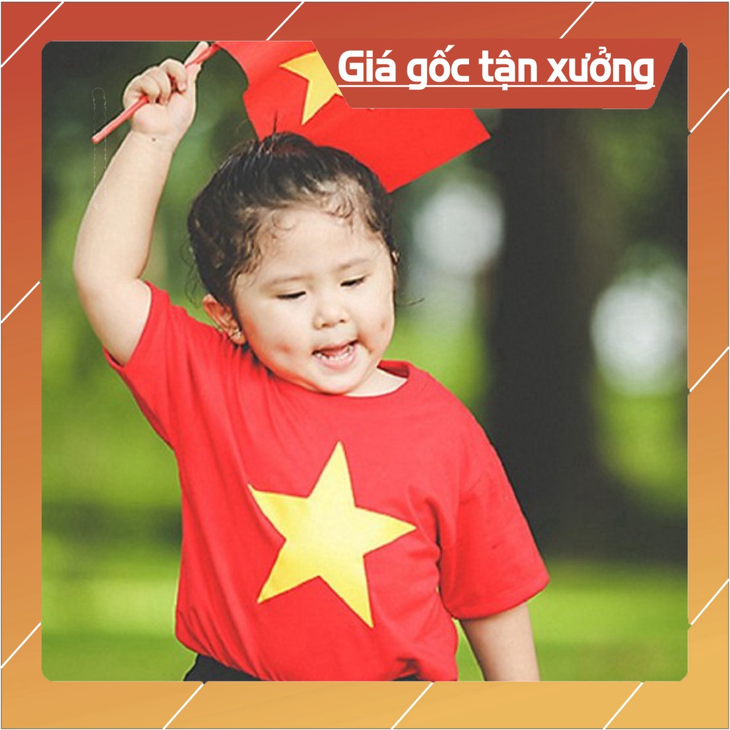 Áo đồng phục trẻ em cờ đỏ sao đặc hàng shop