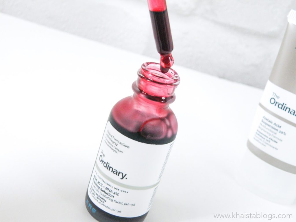 [HCM]Serum tẩy tế bào chết The Ordinary AHA 30% + BHA 2% Peeling Solution