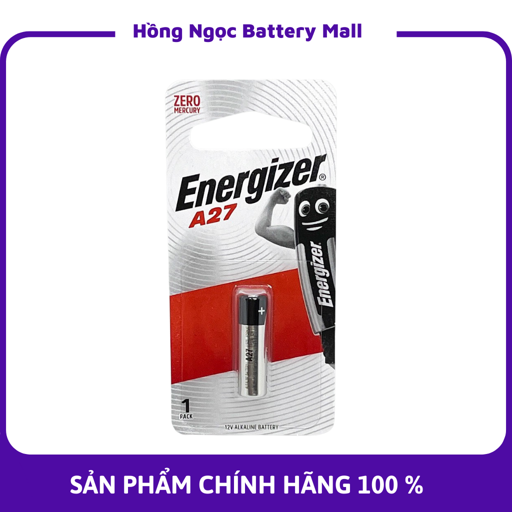 Pin A27 12V Enegizer Dùng cho remote - hàng chính hãng