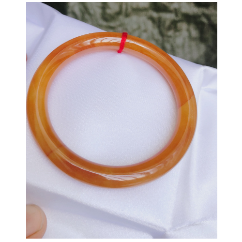 [HCM]( HOT...HOT) Vòng tay cẩm thạch tự nhiên vàng siêu sang chảnhvân đá tự nhiên 100%hình thực tế đủ side