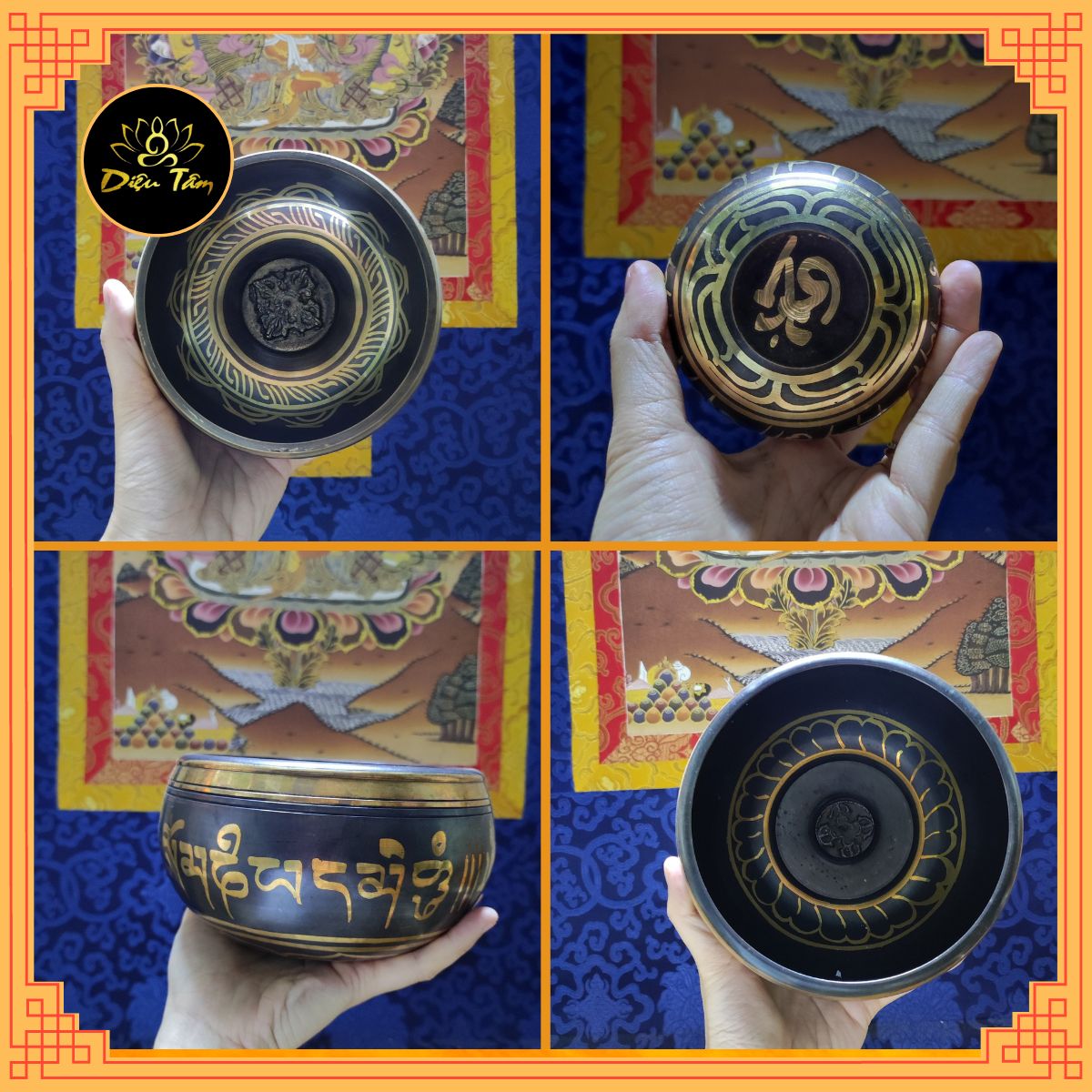 Feng Shui Church Tibetan rotating Bell