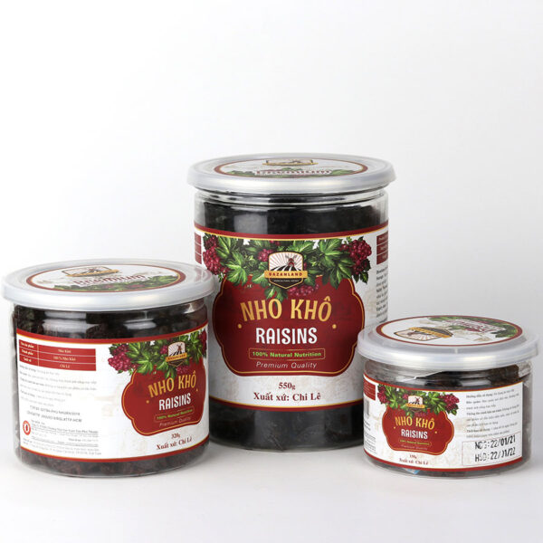Nho Khô Chile 550g hàng chính hãng