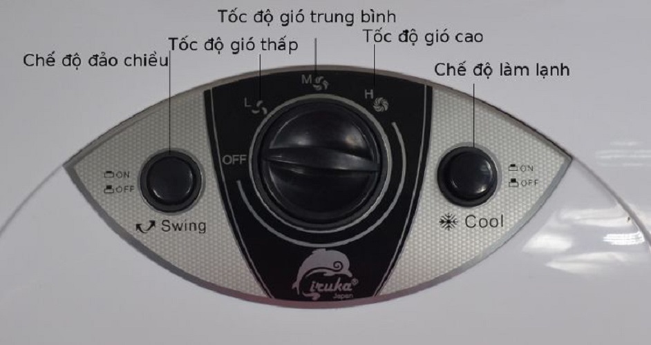 Quạt Hơi Lạnh Iruka I-85
