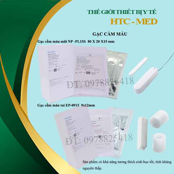 Gạc cầm máu/Meorosel/ mũi,tai