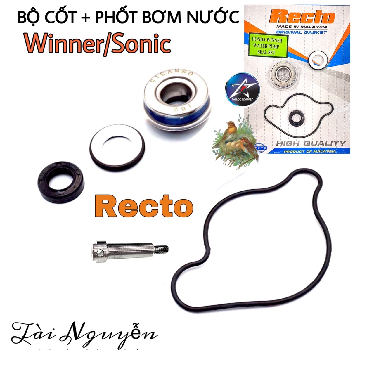 CỐT VÀ PHỐT BƠM NƯỚC RECTO WINNER/SONIC