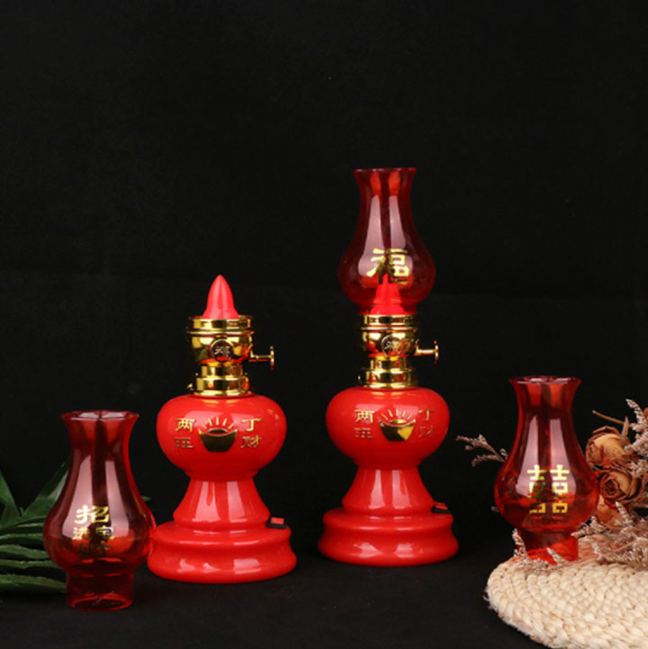 Bộ 02 Đèn thờ dầu dùng pin