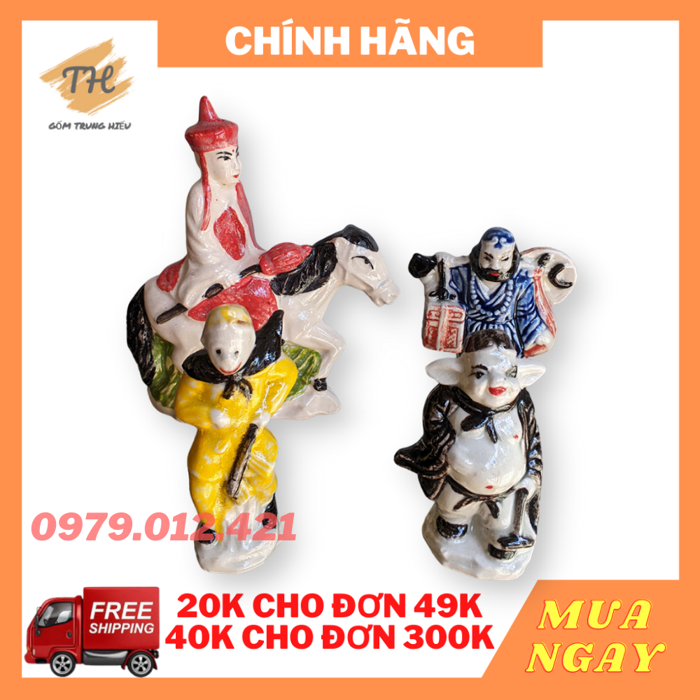 Bộ tượng 4 thầy trò đường tăng cỡ lớn