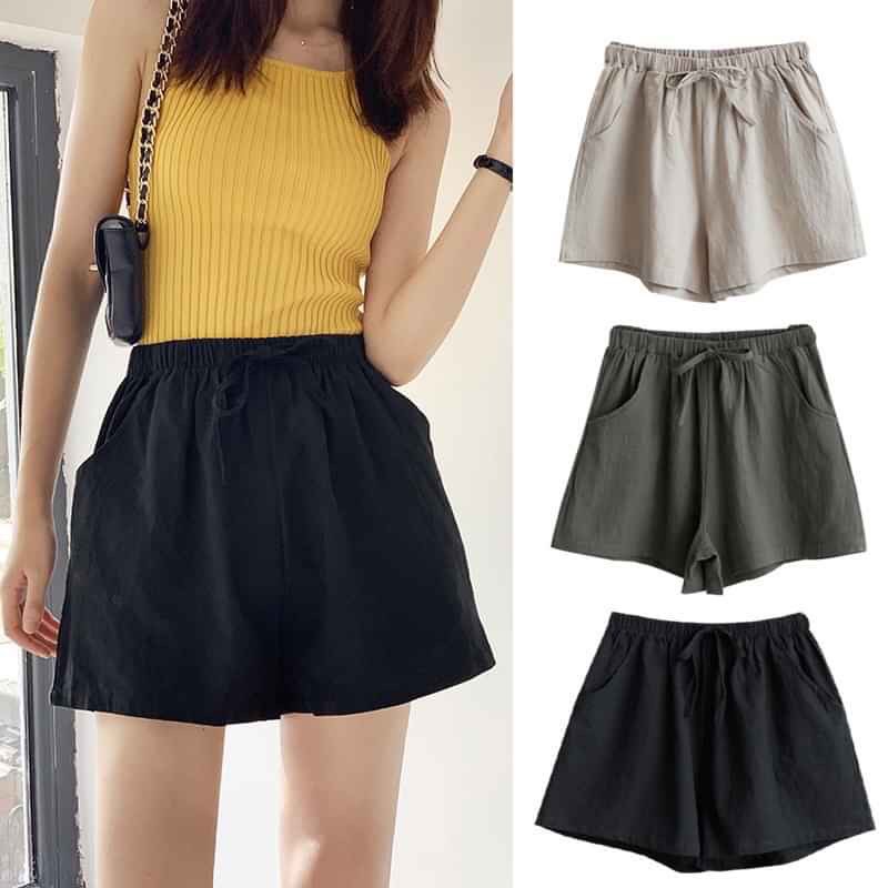 quần short đùi chất đũi mát