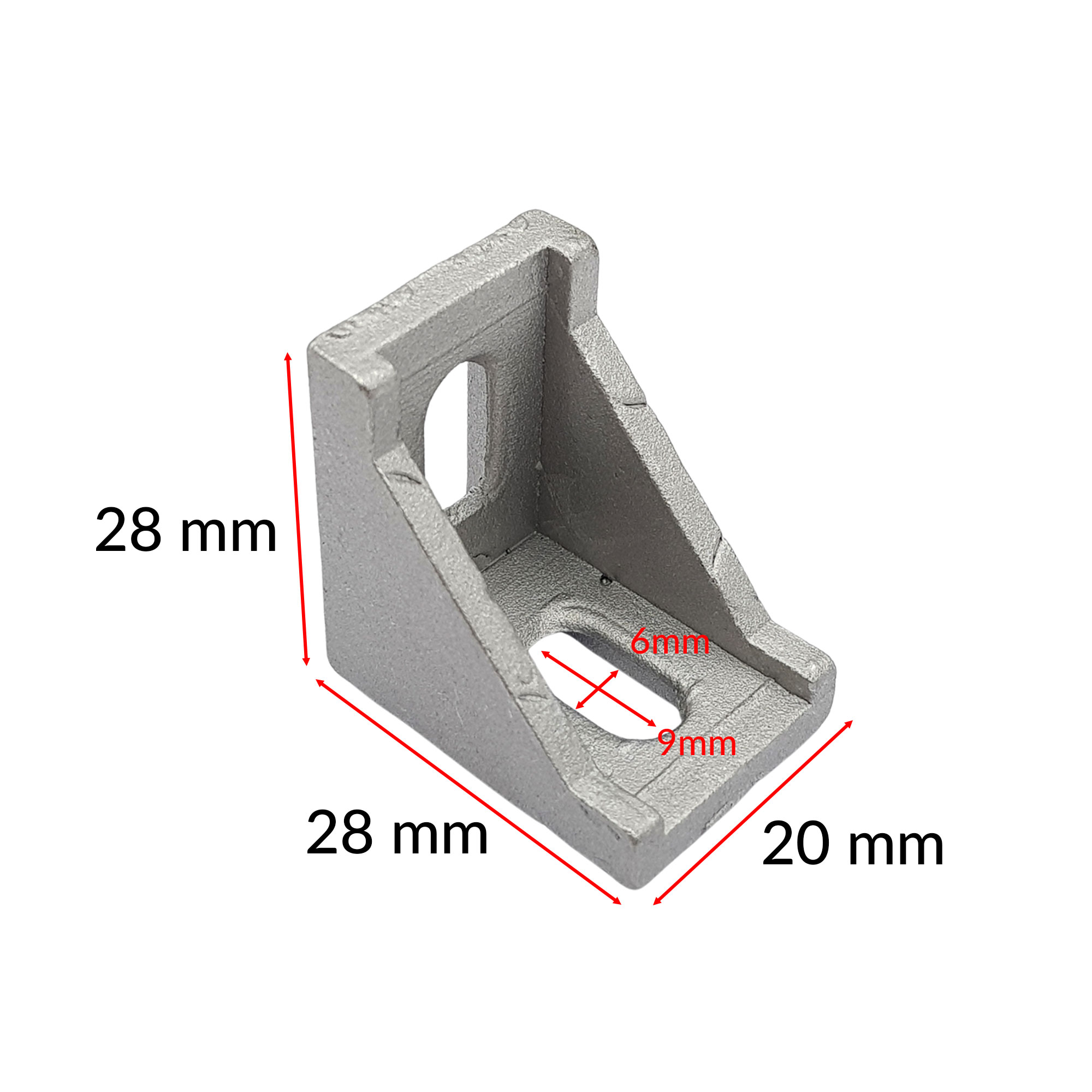 Bộ 2 Ke góc nhôm định hình 20mm