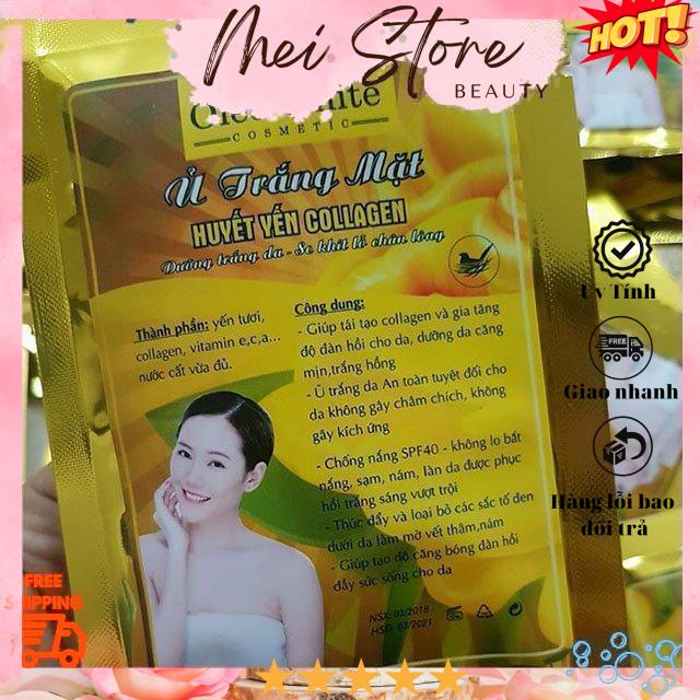 [GIẢM 5% ĐƠN 129K]Ủ trắng mặt huyết yến Collagen