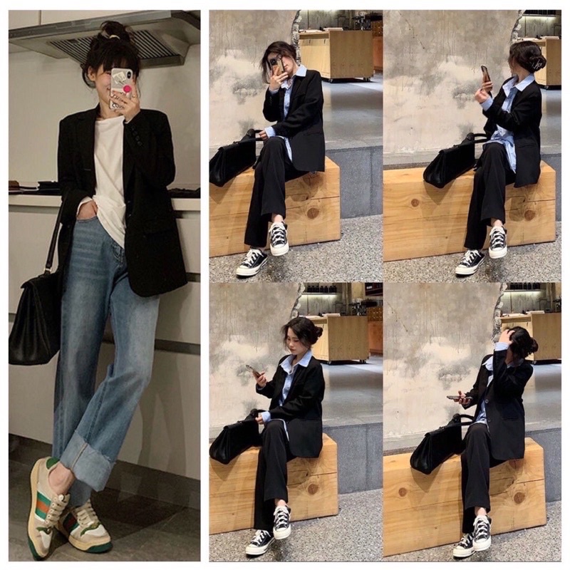 Áo vest blazer hàng 2 lớp
