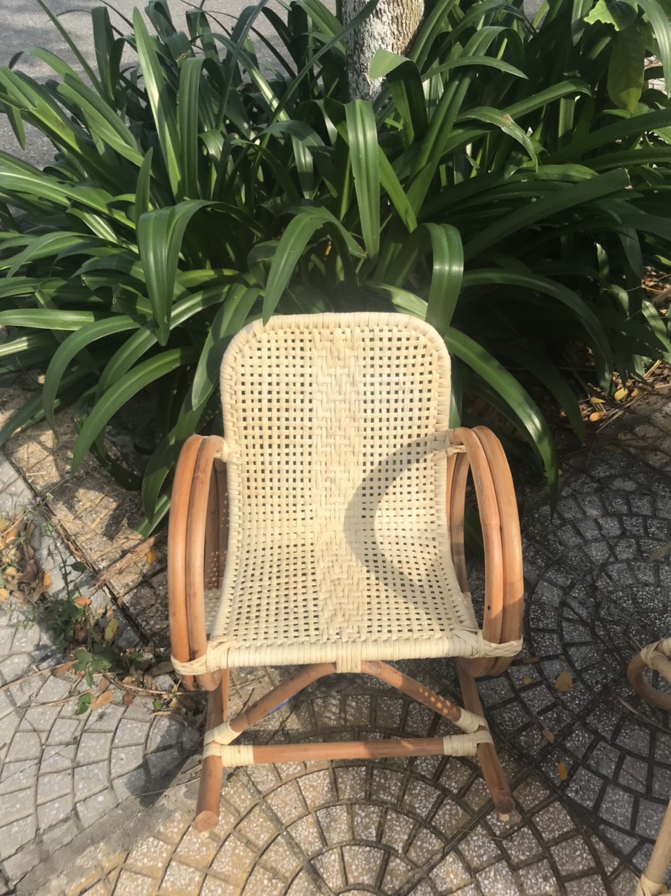 Rattan kids chair for relaxing time