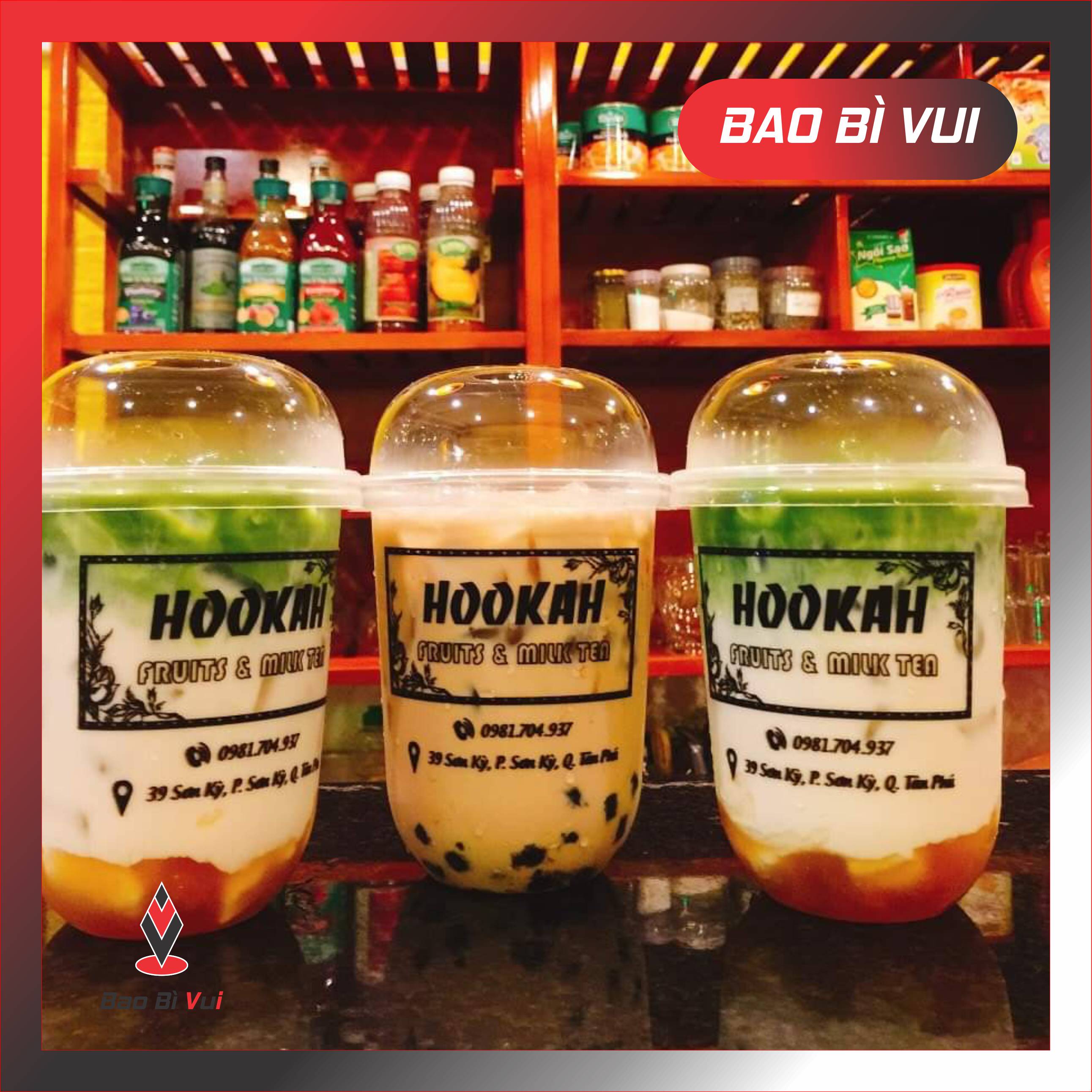 50 Ly PP Đáy Bầu Trà Sữa (360 ml / 500 ml / 700 ml )