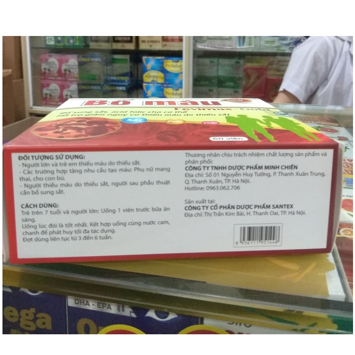 Viên uống BỔ MÁU FEVIMAX