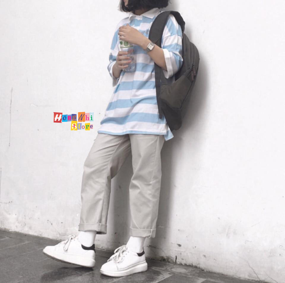 Quần Kaki Trơn Dài Lưng Thun Màu Xám Nhạt Basic Pant Unisex Oversize Ulzzang - MM